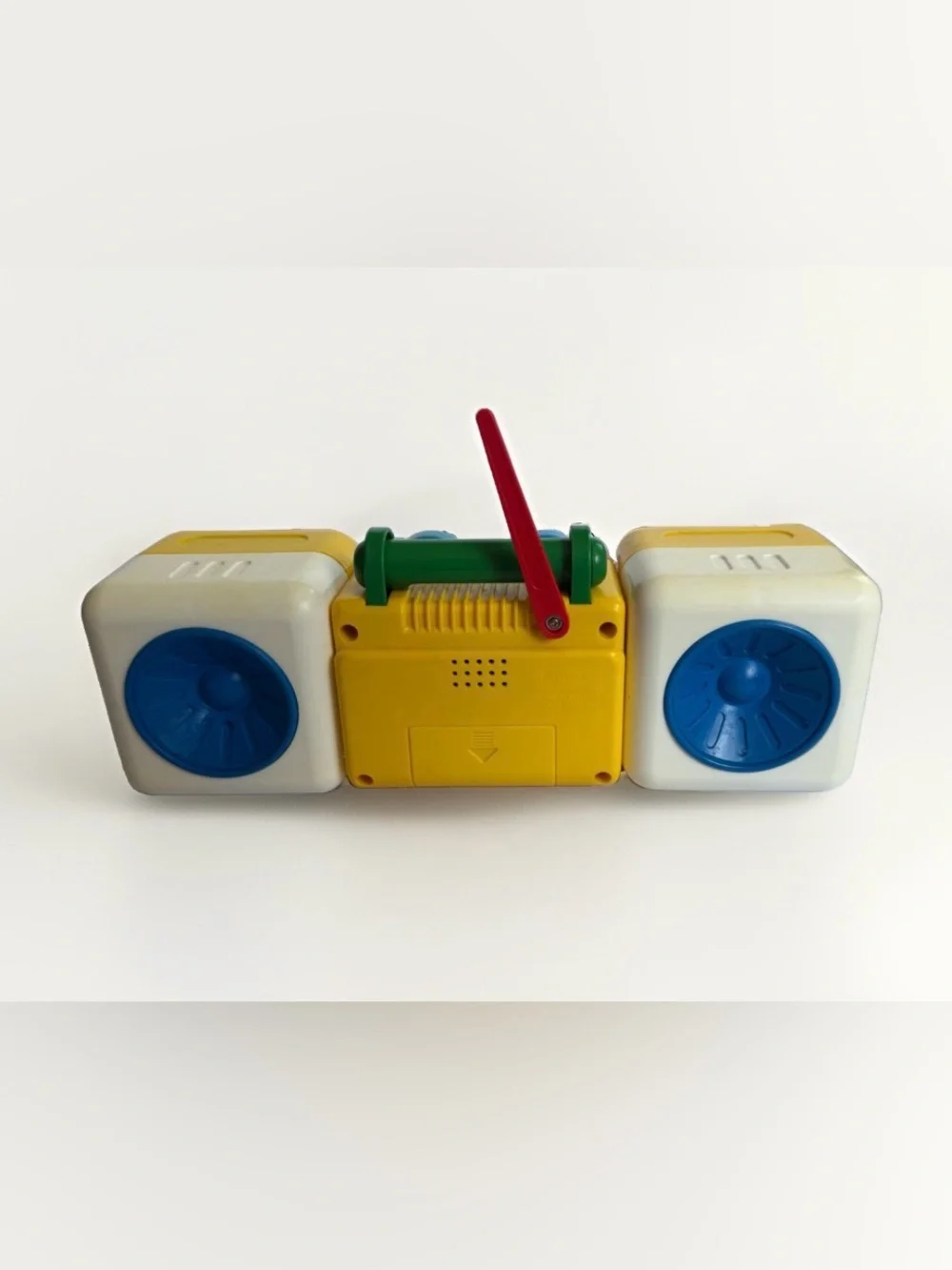 Vintage 1989 Playmates My Li'l Boom Box Musical Radio Toy Original Box Works